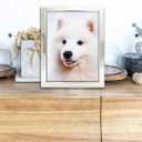 DECANIT 5x7 Picture Frames Silver Metal Photo Frames For Tabletop Display and Wall Decoration-Best Gifts For Family