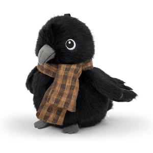 Bird Stuffed Animal Cute Crow Plush Bag Pendant Simulation Black Crows Stuffed Animals with Shawls Cute Little Bird Plushie Gift for Kids & Friends Crow Bird Stuffed Animal Cute Crow Plush Bag Pendant Simulation Black Crows Stuffed Animals with Shawls Cute Little Bird Plushie Gift for Kids & Friends Crow