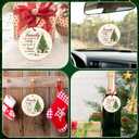 WRAPIX Christmas Ornament Gifts for Women Men - Ceramic Christmas Ornaments 2025 with Card for Tree Decorations - Family Birthday Stocking Stuffers Gifts for Mom Dad, Sister Brother, Grandma Grandpa