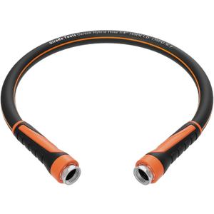 Giraffe Tools Garden Hose 5/8", Water Hose Heavy Duty, Flexible, Lightweight Hybrid Hose with Swivel Handle, 3ft Female to Female Fittings, Burst 600 PSI, Short Leader Hose