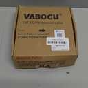 Vabogu Cat 8 Ethernet Cable, Heavy Duty High Speed Internet Network Cable, Multiple Size Options, 26AWG, 2000MHz 40Gbps with Gold Plated RJ45 Connectors, Shielded for Indoor & Outdoor Use, 60FT