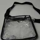Bluome Clear Bag for Stadium Events 12 x6 x12, Clear Crossbody Purses for Women Concerts Stadium Approved Work Beach