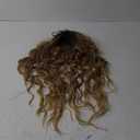 Natural Long Curly Wigs for Women Light Brown Wigs Synthetic Hair Ombre Wigs for Women Carnival Party Cosplay Halloween Costume Wig
