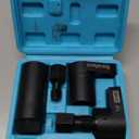 DURATECH 5PCS O2 Oxygen Sensor Socket Thread Chaser Set, 3/8" 1/2" Drive x 7/8" 22mm Oxygen Sensor Remover O2 Sensor Removal Tool Kit