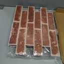 Commomy 3D Peel and Stick Brick,Ultralight Thin PVC Faux Brick Wall Panels,10 Pcs 15.74"x11.8" Fake Brick Tiles for Quick Intall Interior Kitchen,Bedroom,Living Room,RV,Not Real Brick,Not Heavy Tiles