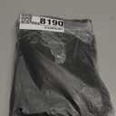 10 Pieces Cotton Canvas Makeup Bag, Multipurpose Cosmetic Bag with Zipper Travel Toiletry Pouch, Blank DIY Craft Bag (Black, XL)