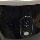 EUHOMY Nugget Ice Maker Countertop with Handle, Ready in 6 Mins, 34lbs Per Day, Removable Top Cover, Auto-Cleaning, Portable Sonic Ice Maker with Basket and Scoop, for Home/Party/RV/Camping (Black)