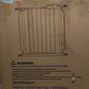 Fairy Baby Narrow Baby Gate 27 Inch to 29 Inch Wide, Small Auto Close Walk Through Safety Gates Pressure Mounted for Stairs Doorways Kids or Pets,White