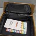 Fireproof Document Box Hard Case With Lock, Multi-Layer Fire Proof Water Resistant Safe Box File Organizer Bag With Small Money Bag for Important Documents Passport Certificates Laptop (Black)