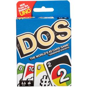 Mattel Toys, UNO Card Game And Mattel Games DOS Family Card Game, From the Makers of UNO, with 108 Cards, Makes a Great Game for 7 Year Olds and Up Mattel Toys, UNO Card Game And Mattel Games DOS Family Card Game, From the Makers of UNO, with 108 Cards, Makes a Great Game for 7 Year Olds and Up