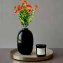 Artificial Flowers for Outdoors, Fall Mums UV Resistant for Thanksgiving Days, Fall, Home Decoration12 Bundles, Orange Green