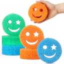 Color Sponge(6 PCS) - Scratch-Free Multipurpose Dish Sponges for Kitchen, Bathroom - BPA Free & Made with Polymer Foam - Temperature Controlled Kitchen Sponge for Dishes, Odor Resistant Scrubber