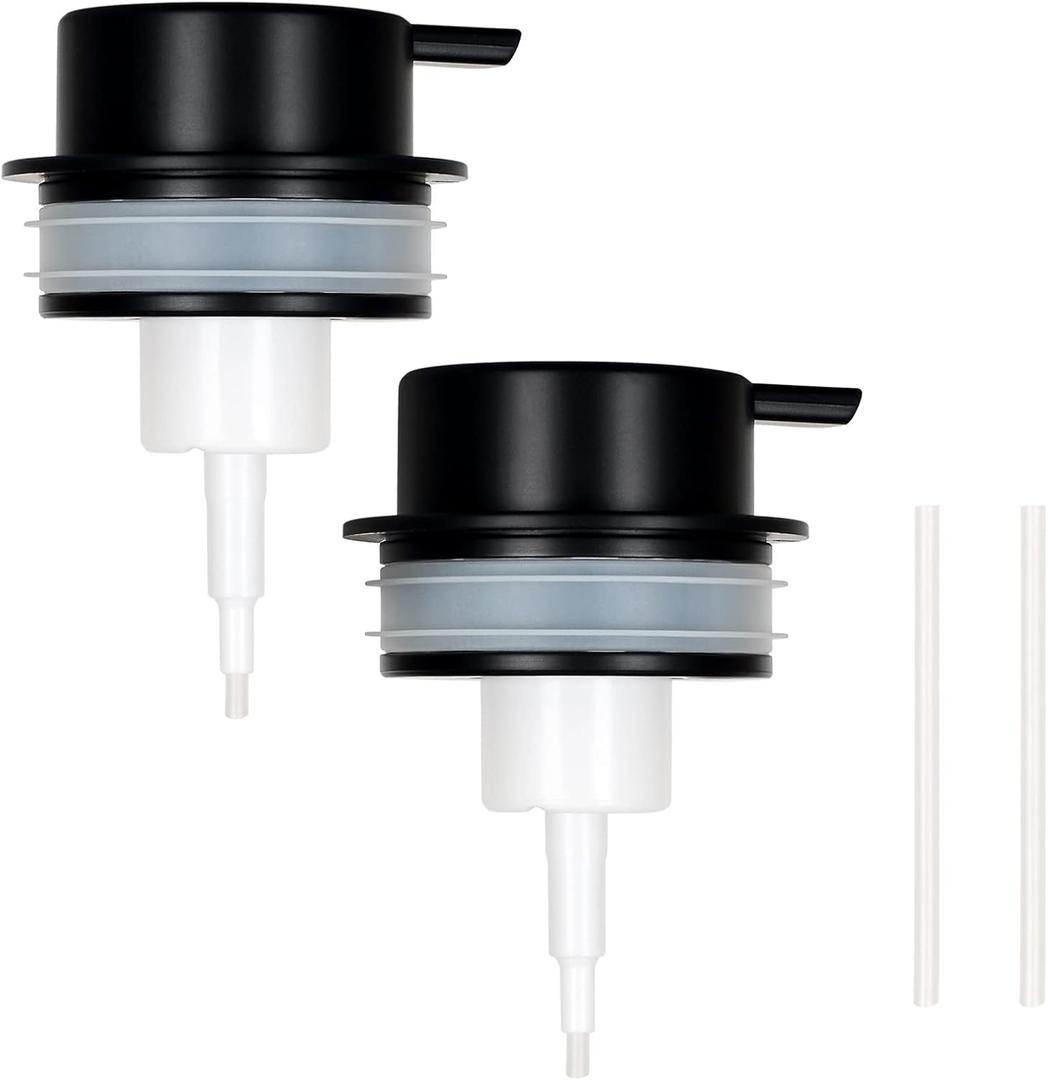 BosilunLife Foaming Soap Dispenser Pump Replacement Rustproof BPA Free Plastic Foam Soap Pump for BosilunLife Soap Dispenser - Black, 2-Pack