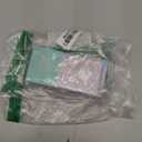 BTArtbox Press On Nails Short - Pearlescent Glitter Square Press On Nails with Glue for Women, Opaque Soft Gel Glue On Nails in 16 Sizes - 32 Stick On Nails Kit, Screaming Silver