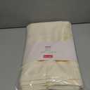 maxmill Rectangle Textured Tablecloth Waterproof Spill proof Wrinkle Free Table Cloth, Kitchen Dining Tabletop Decoration, Fabric Table Cover for Outdoor and Indoor Use, 52 x 70 Inch, Ivory