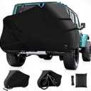 SIRUITON Bike Cover for Transpor 2 Bike-Heavy Duty 420D Travel Bike Covers, Outdoor Strong UV Protection & Windproof, Waterproof Bicycle Rack Covers for Car, Truck, RV, SUV.