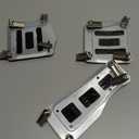 2PCS Non-Slip Car Pedal Covers, Manual Vehicle Gas Brake Pedal Pads Sets for Safe Driving, Automotive Transmission Accelerator Covers Replacement Kit Accessories, Universal Fit (Silver)