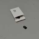 Blulu 24 Pack 13/16 x 1/2 Inches Flush Nylon Window Screen Clip with Screws Offset Clips for Fastens Storm Window, Storm Panels, Screen Door Clip(Black)