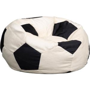 Big Joe Sports Ball Child-Sized Bean Bag Chair, Soccer Ball Plush, Soft Polyester, 2.5 feet