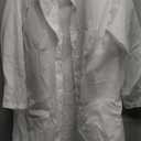 Lab Coat for Men&Women,Doctor Costume for Adults,White Long Sleeve Unisex Science Chemistry Lab Coat (Medium)