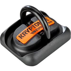 Kryptonite Evolution Ground Anchor, High Security Anti Theft Floor or Wall Anchor for Motorcycle Bike E-Bikes, Heavy-Duty Hardened Steel Swing Shackle,Black