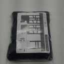 Lellen Reusable Pub Counter Stool Chair Covers Slipcover Stretch Removable Washable Dining Room Chair Covers (3pcs, 2786-Black)