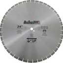 Archer PRO 24" in. Turbo Diamond Saw Blades for Fast Reinforced Concrete Cutting and Cured Concrete Cutting. for Cut-Off saws and Walk-Behind saws up to 13 HP.