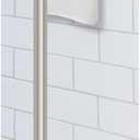 Command Bath Satin Nickel Towel Bar with Water Resistant Command Strips, Bathroom Organizer, 24 in Bar Length Holds up to 10 lbs