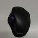 SABLUTE MAM2 Wireless Trackball Mouse with 5-Level DPI, Ergonomic Mouse 2.4G Plug-and-Play for 3 Devices (Bluetooth or USB), 500mAh Battery, Compatible with PC/Laptop/Mac/Windows-Purple Ball