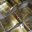 N9R 300PCS Gold Plastic Silverware, Heavy Duty Gold Plastic Cutlery Set Disposable Flatware Dinnerware, 100 Forks, 100 Spoons, 100 Knives, Perfect for Party, Wedding and Daily Use