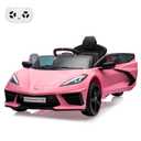 Garvee 12V Kids Ride on Car Licensed Corvette Toddlers Electric Sports Car