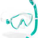 Cressi Kids Snorkeling Kit (Mask & Snorkel) for Children from 6 to 10 Years Old - Tinetto & Iguana Dry: Designed in Italy