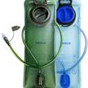 HEIKLN Hydration Bladder 1.5L-2L-2.5L-3L,Leak Proof Water Reservoir, BPA Free Military Water Storage Bladder Bag Hydration Pack Replacement Easy Clean for Bicycling Hiking Camping Hunting Running