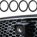 4Pcs Lens Guard PC Protective Cover Kits for 2025 Model Y Juniper / 2025 Model S / 2025 Model 3 Front Bumper Camera,For Tesla Lens Guards