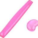 Gel Keyboard & Mouse Wrist Rest Set - Keyboard Wrist Rest Pad & Mouse Support for Office Gaming Pad Computer Laptop Ergonomic Comfortable Pain Relief-Pink Pad Set