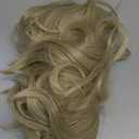 BERON 14" Women Girls Short Curly Bob Wavy Wig Body Wave Halloween Cosplay Daily Party Wigs (Blonde)