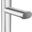 Moen Meena Chrome One-Handle Single Hole Modern Bathroom Sink Faucet with Optional Deckplate and Drain Assembly, 84794