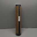 Smiry Front Door Mat Outside Entrance, Heavy Duty Sturdy Natural Rubber Doormat, Trap Dirt and Moisture, Easy Clean Low Profile Mats for Indoor Outdoor Entry, Irregular Triangle (36x24, Coffee)