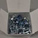 Tandefio Pegboard Hooks Metal Prong Hook Peg Board for Hanging Hangers for Wall Picture Jewelry Display Tool(Silver,50 Pcs)