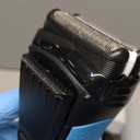 Braun Electric Series 3 Razor with Precision Trimmer, Rechargeable, Wet & Dry Foil Shaver for Men, Blue/Black, 4 Piece