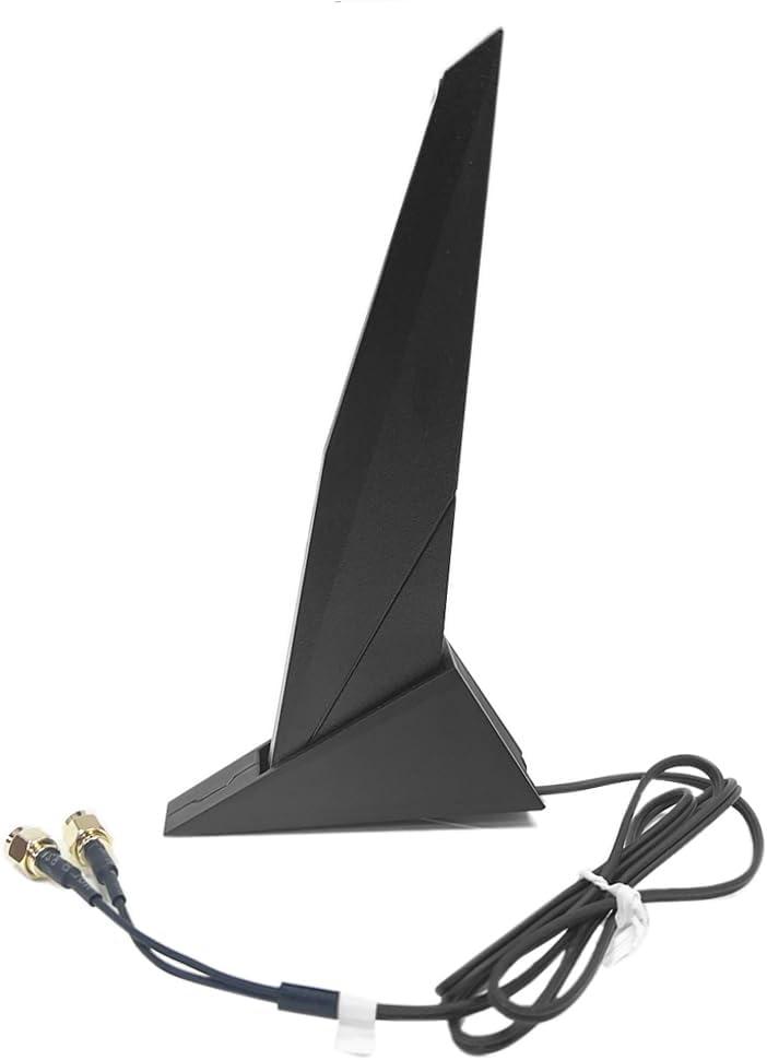 External WiFi 6 6E Antenna 2.4G/5G Magnetic Base Antenna PC Desktop Computer for Asus Rog Strix Z690 B460 B360 H610 H670 M13H M12 M11 WiFi 2T2R Motherboard Card (Cable 80cm/2.7ft)