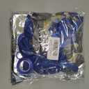 3 x 11st Birthday Party Decorations Blue Happy Birthday Banner Latex Confetti Balloons Number 11 Foil Balloon Silver Crown Star Mylar Balloon Cake Topper for Men Women Anniversary Party Supplies