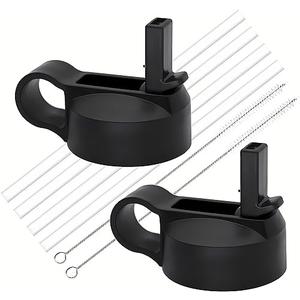 Ouharty Replacement Straw Lid for Hydroflask Wide Mouth Water Bottle, Top Lids with Straw for Hydro Flask Accessories, Replacement Straw Cap for Hydroflask 32 40 64 oz Wide Mouth Bottle