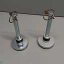 AR-PRO (2-Pack) Replacement Snow Plow Skid Shoes for ATV UTV Blades, Fits 5/8" Shaft  Compatible with Moose Plows  Includes Pins, Rubber Bumpers, Washers  Replaces 100-3133, 4501-0702 etc (Silver (7" Height))