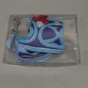 Cat Vest Harness and Leash Set for Walking Escape Proof, Adjustable Kitten Harness Breathable Mesh with Reflective Strips Harness for Kitty Puppy Bunny (Blue, XS)