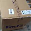 LZ LEISURE ZONE 5-Piece Outdoor Patio Sofa Furniture Sets, All-Weather Half-Moon Brown PE Rattan Sectional Furniture Wicker Sofa Set with Beige Cushions, Pillows and Tempered Glass Table