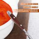 Kitchen Ladle Stainless Steel 304Metal Soup Ladle with Stylish Bakelite HandleHeavy Gauge Soup Spoon Serving SpoonKitchen Cooking Spoons (Small)