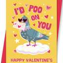 Valentines Day Card for Husband Boyfriend, Funny Valentines Day Card for Wife Girlfriend, Valentines Day Gifts for Him Her (HZ-276)