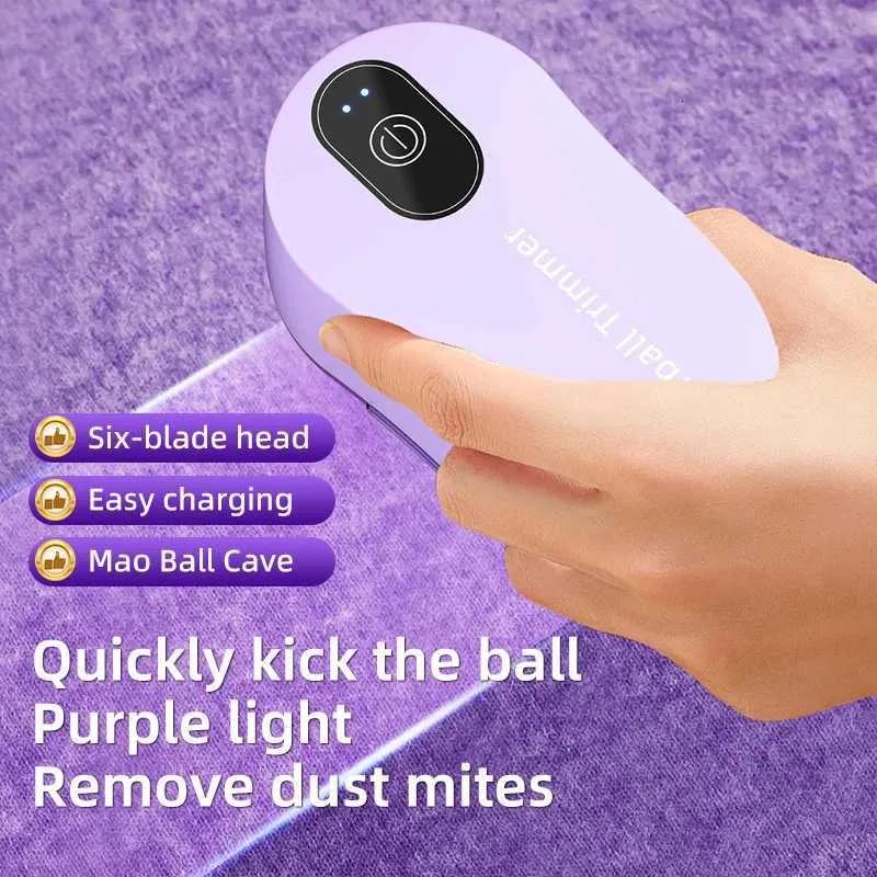 Professional Fabric Shaver, Electric lint Remover Suitable for Sweaters, Coats, Sofas, etc. Type-C Rechargeable, Equipped with 6 Stainless Steel Blades, Safe and Harmless for fine Fabrics.