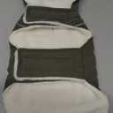 Malier Dog Winter Coat, Windproof Dog Cold Weather Coats with Real Pocket, Winter Extra Warm Pet Coat Fleece Jacket Reflective Clothes for Small Medium Large Dogs and Puppy (Green, Small)